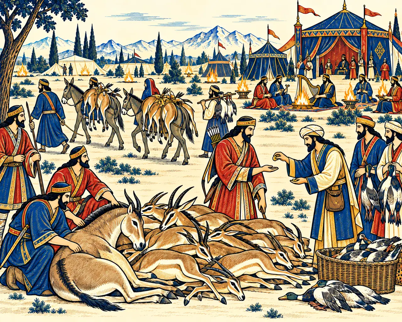 The Hunters' Market on the Plain
