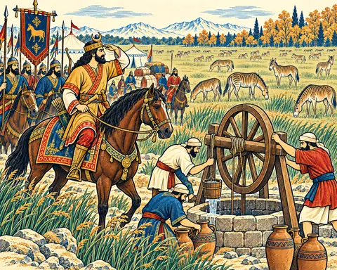 Wells Dug on the Road to Jaz