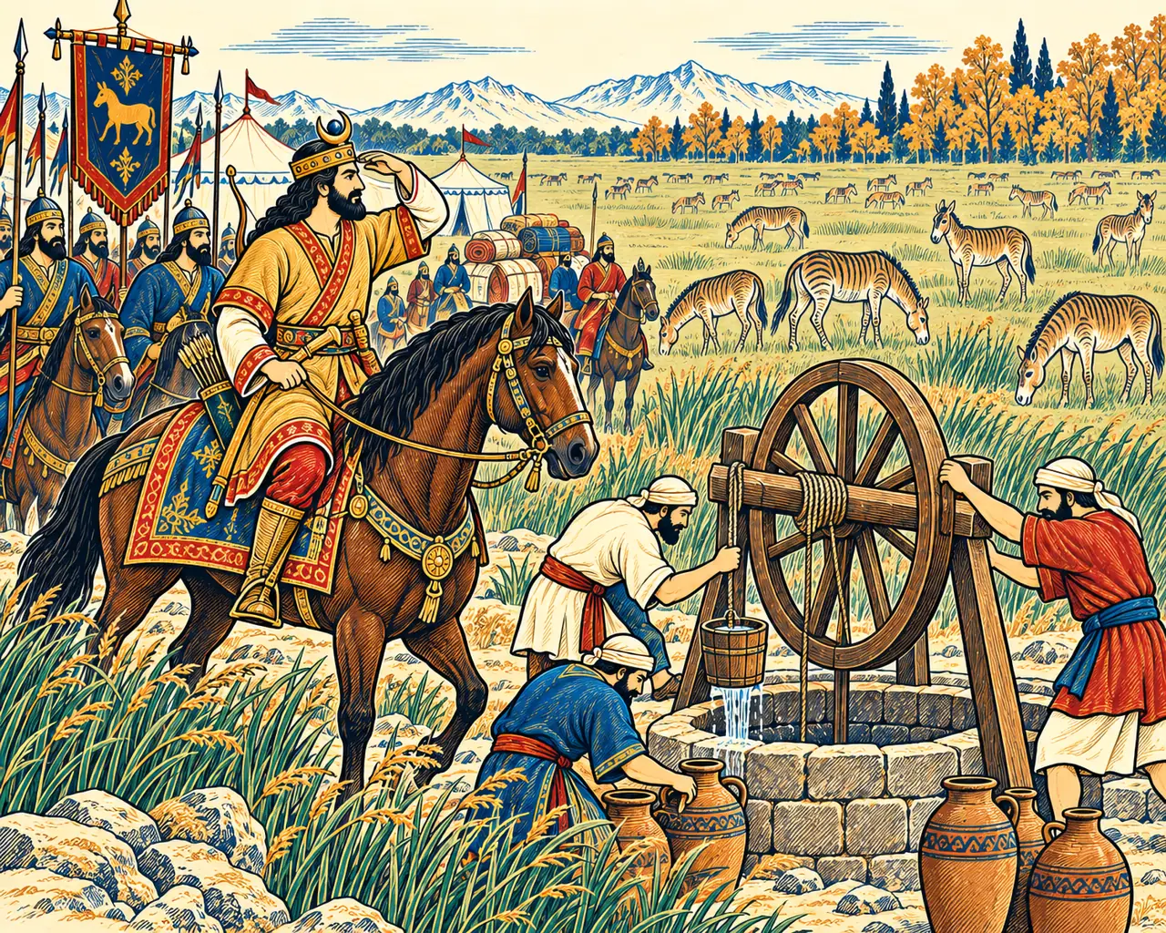 Wells Dug on the Road to Jaz