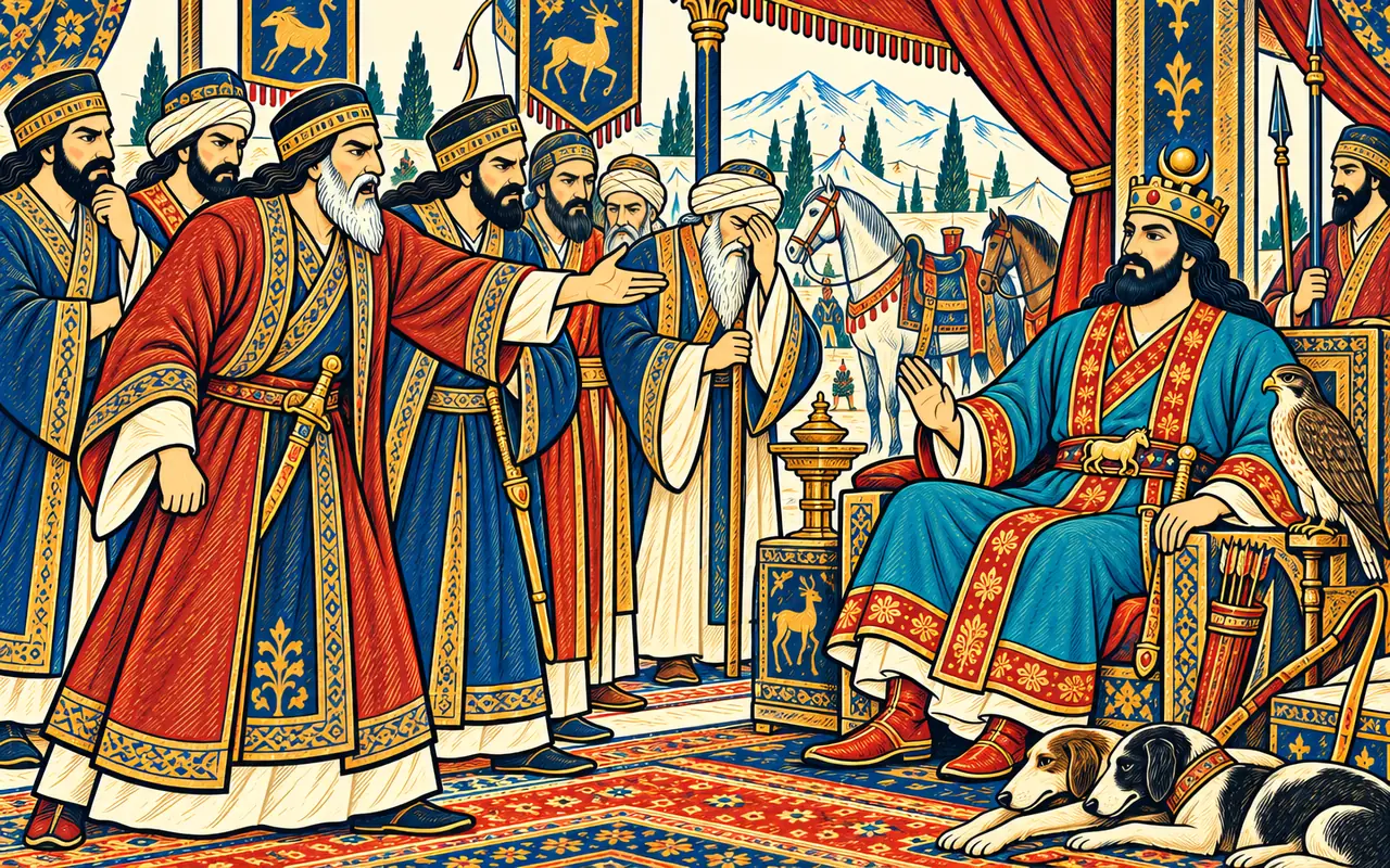 The Chieftains Rebuke the Pleasure-Loving Shah