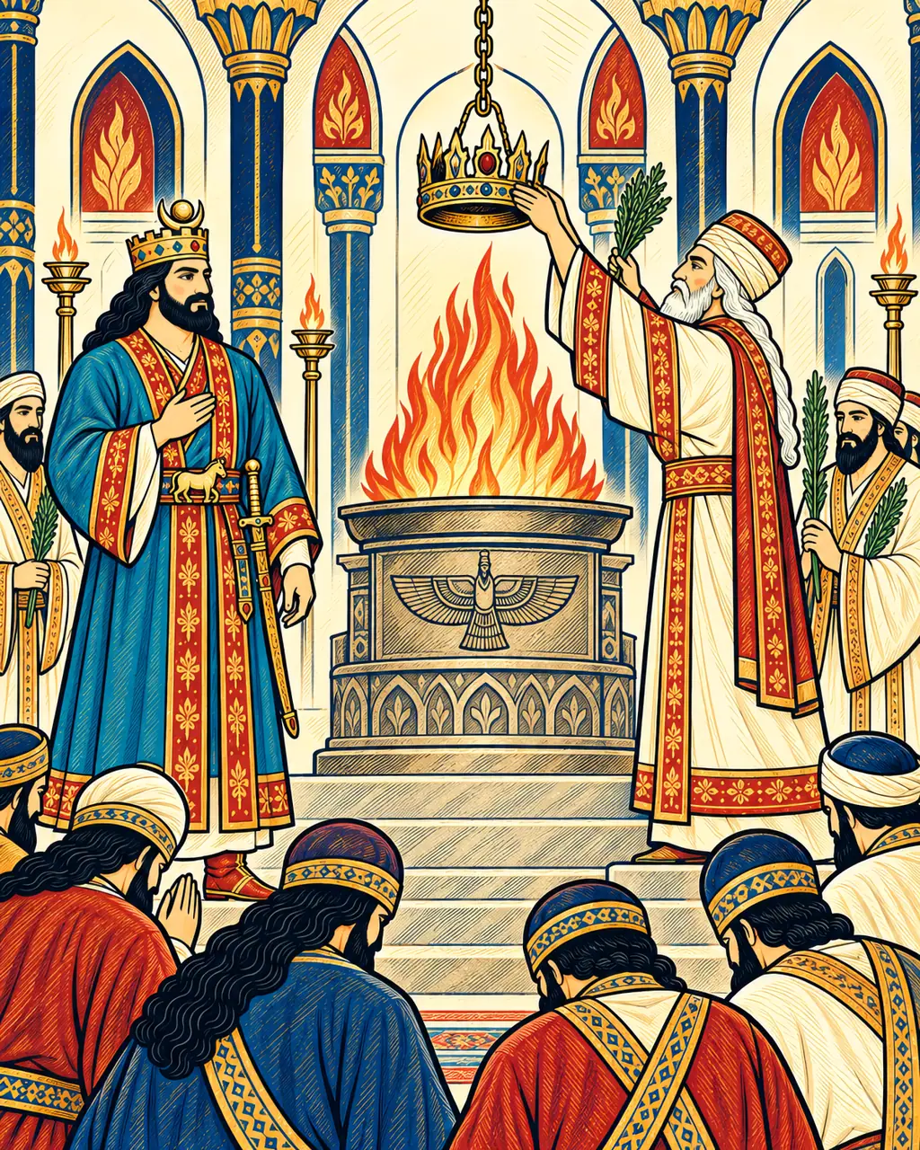 The Khan's Crown Hung at Azargashasp