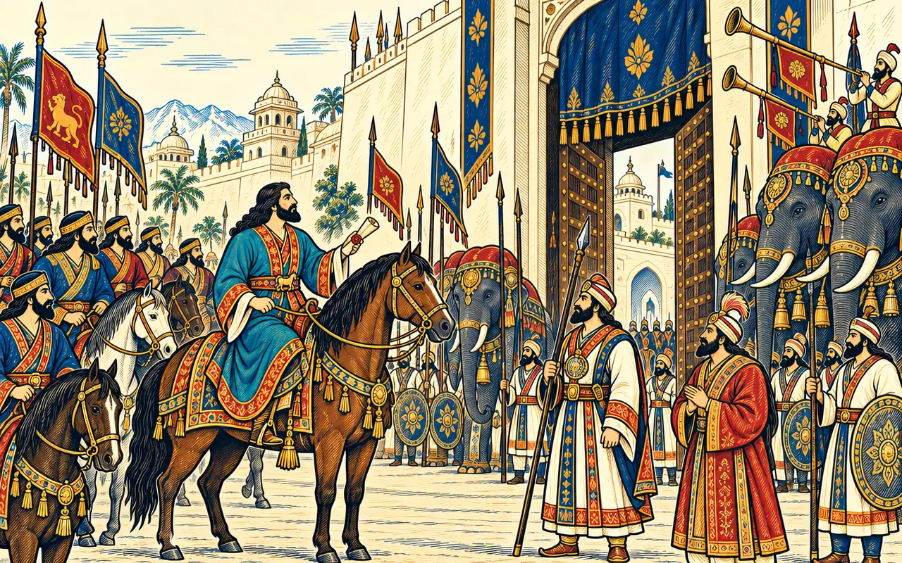 The Disguised Shah at Shangul's Gate