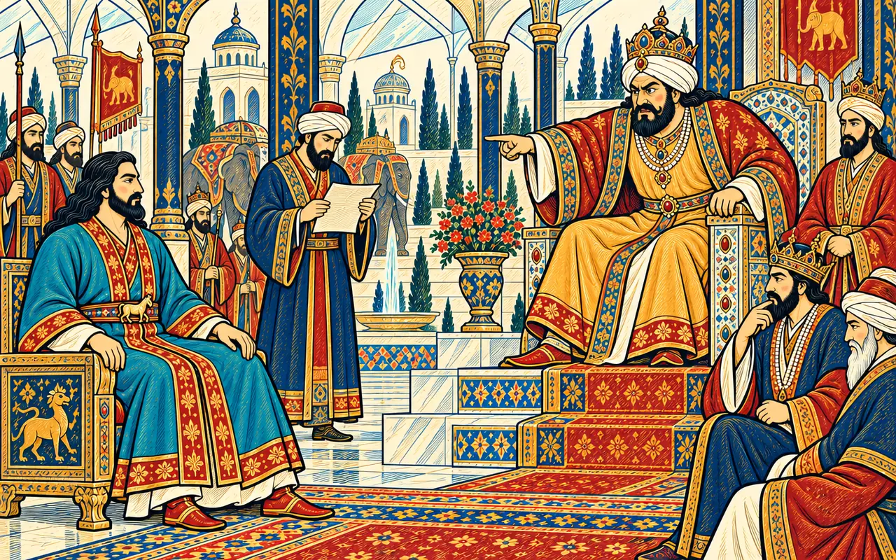 Shangul Threatens the Envoy