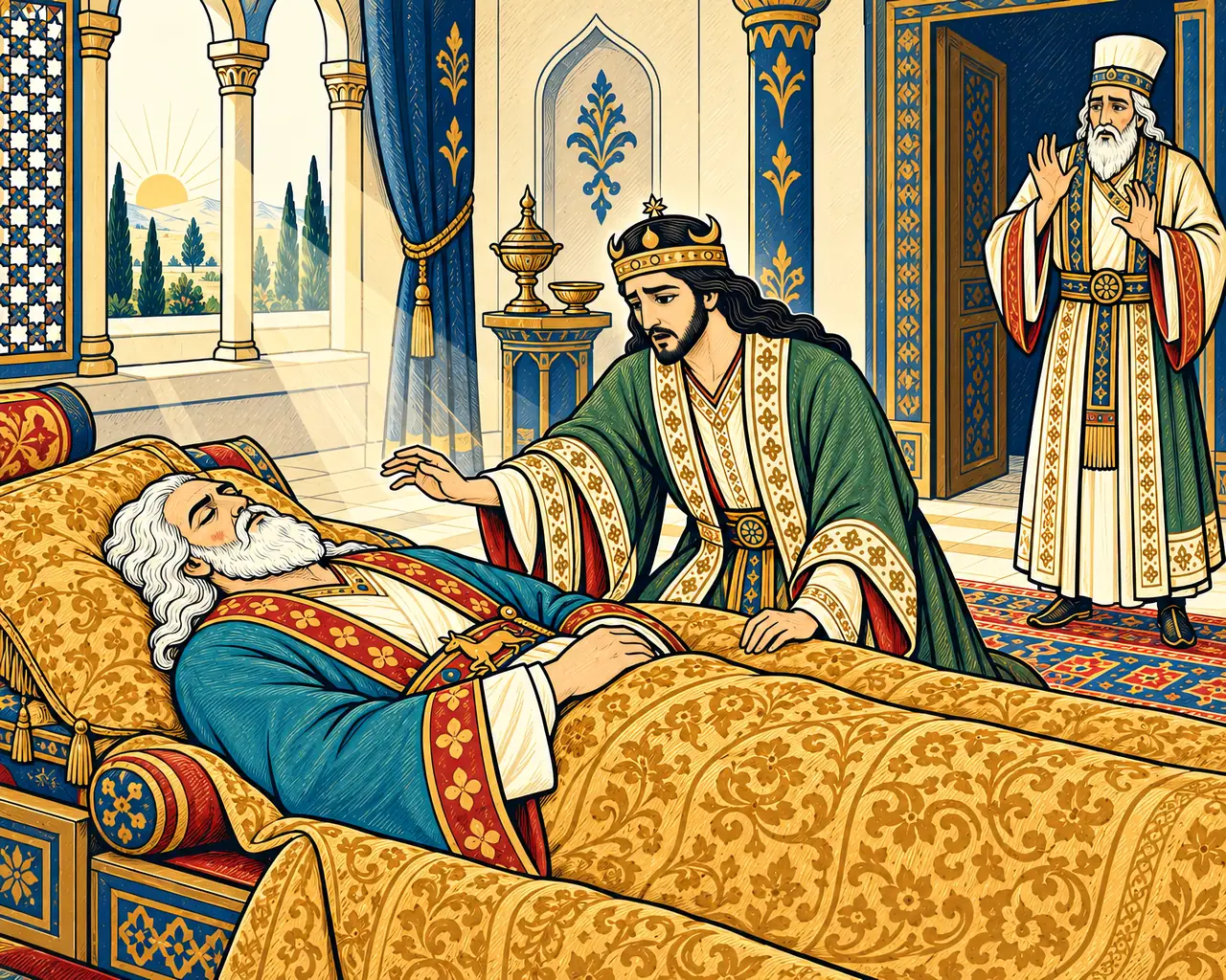 Yazdegard Finds His Father Dead