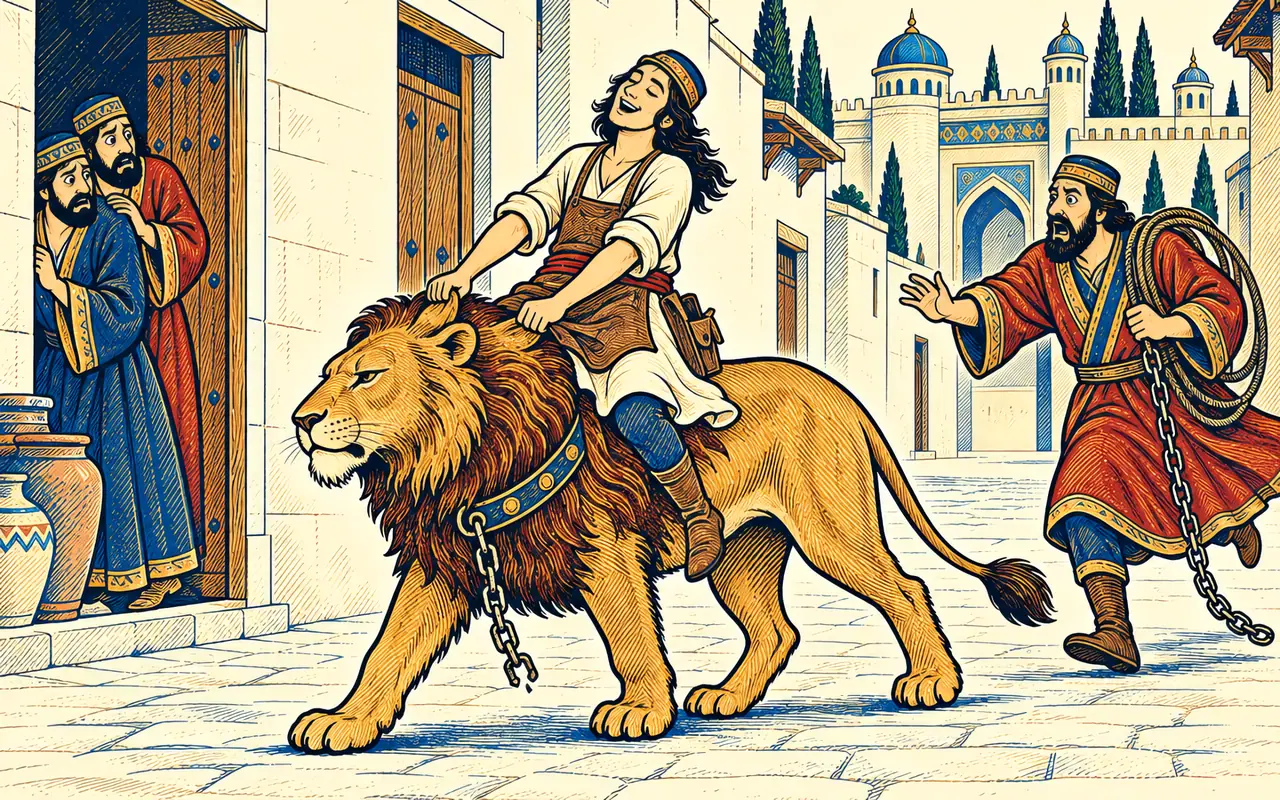 The Drunken Shoemaker Rides the Lion