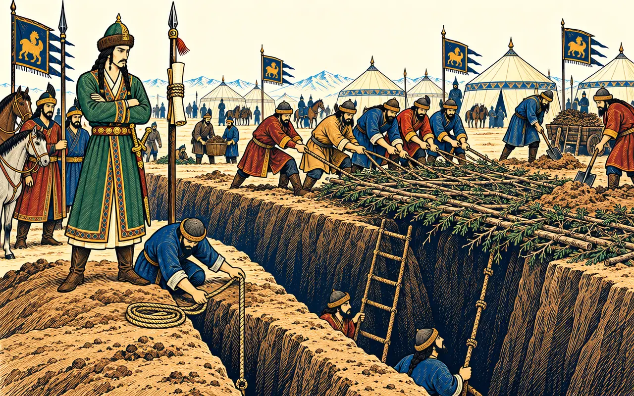 Khoshnavaz Digs the Hidden Trench