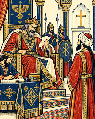 Caesar Writhes at the Shah's Letter
