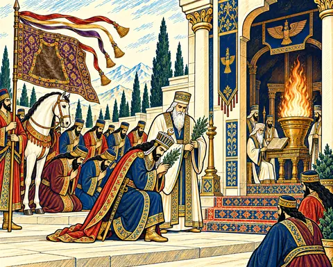 The Shah at the Fire of Azargashasp