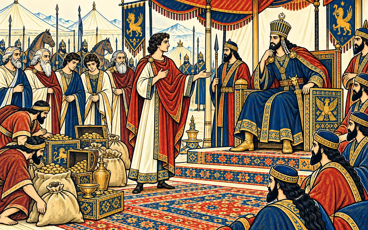 Mehras Brings Caesar's Tribute