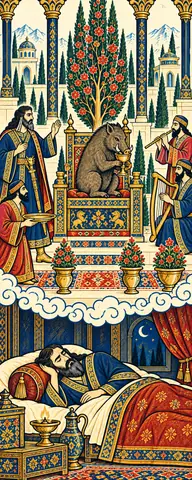 The Boar on Anooshirvan's Throne