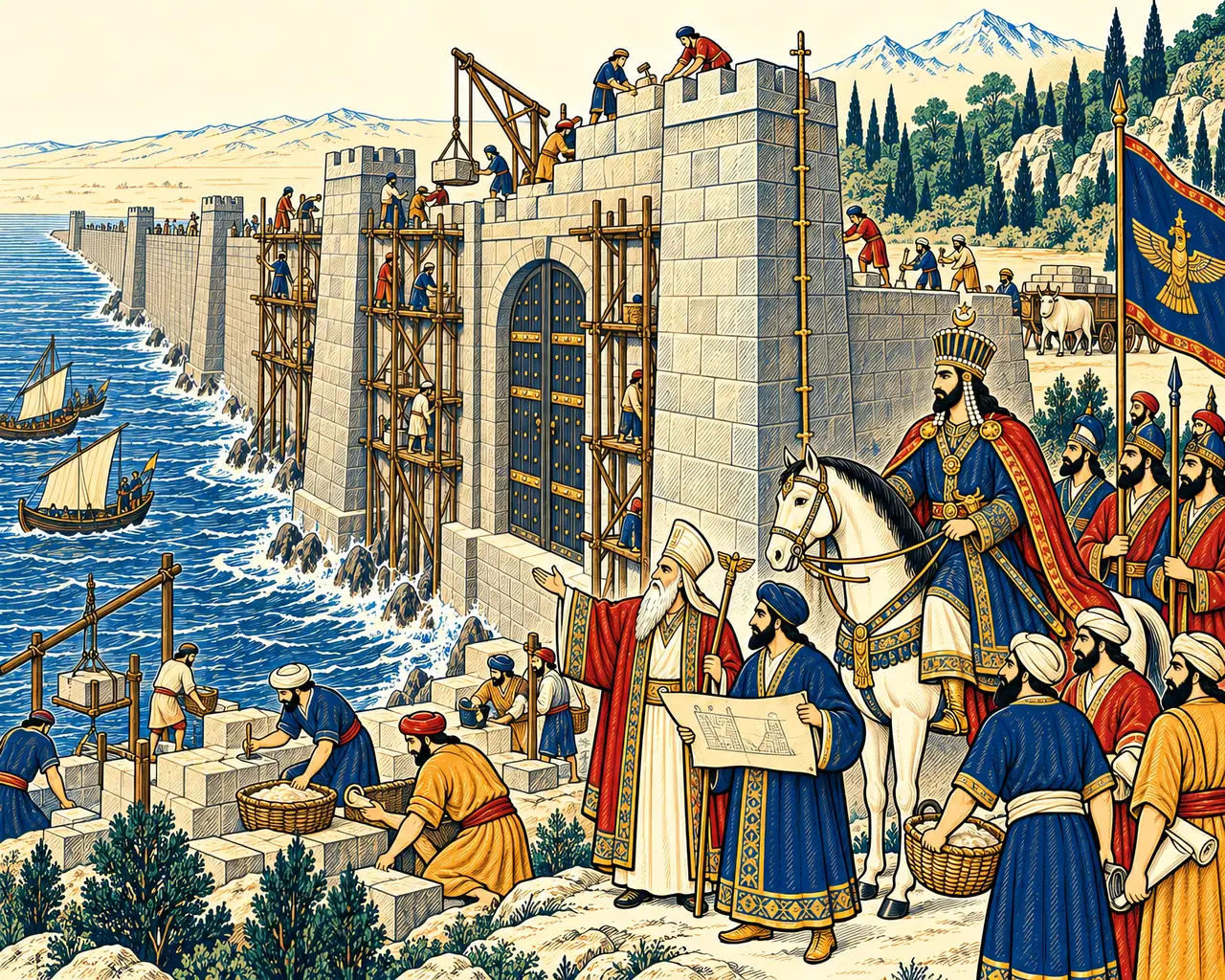 The Wall Rises from the Sea
