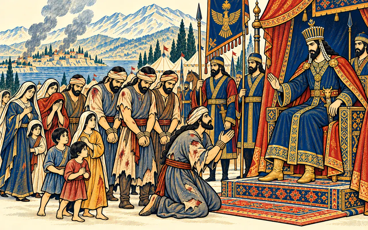Gilan Comes Bound to the Shah
