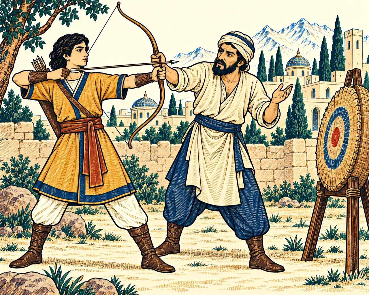 The Washerman Finds Darab with a Bow