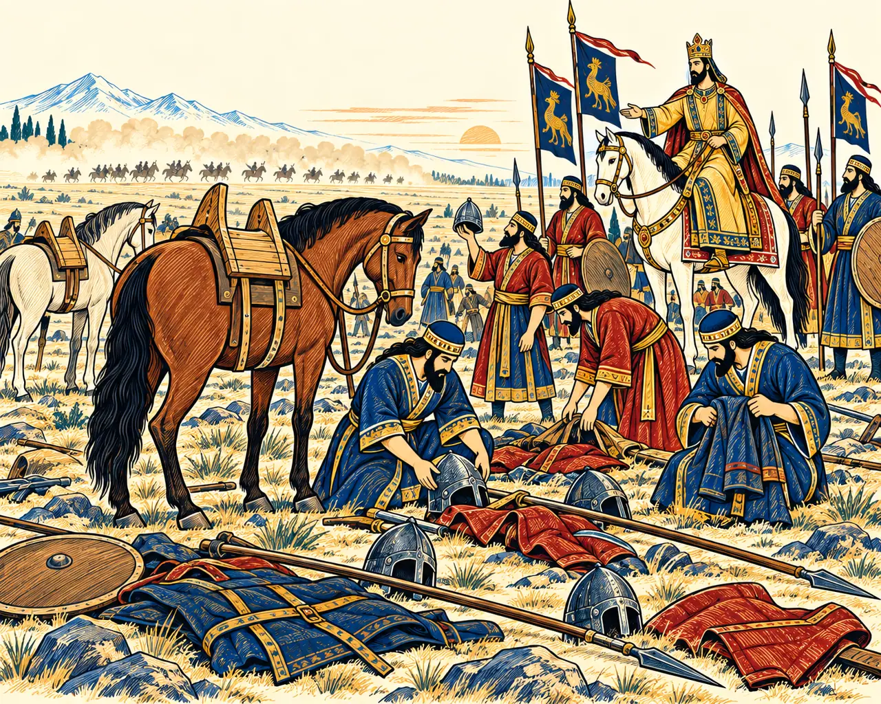 Abandoned Arms after Shaeeb's Rout