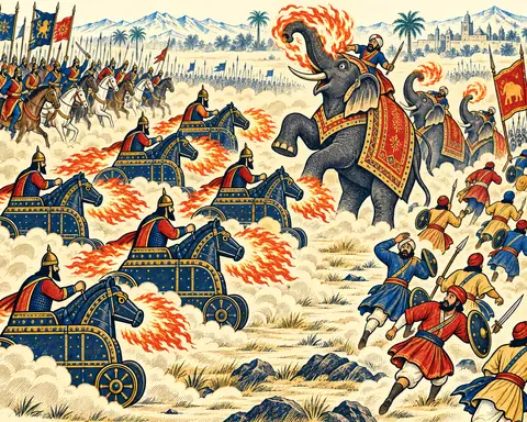 The Burning Engines Rout the Elephants