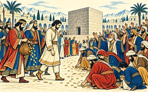 Iskandar Comes on Foot to the Sacred House