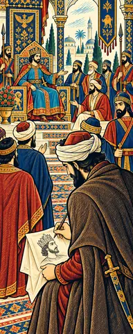 The Queen's Painter Draws Iskandar