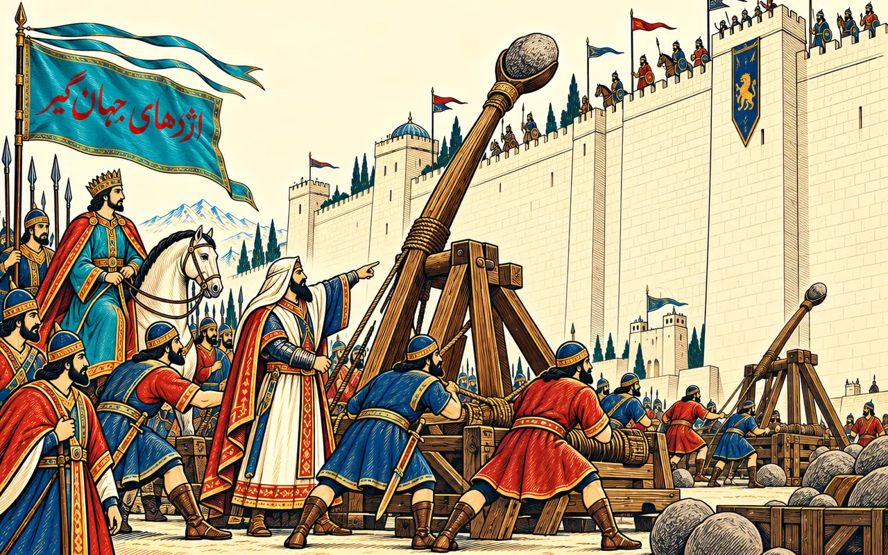 Siege Engines Before Faryan's Walls