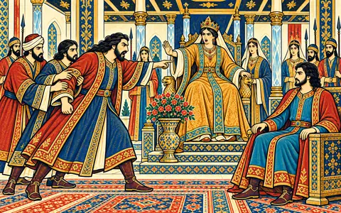 Taynush Rages at the False Envoy
