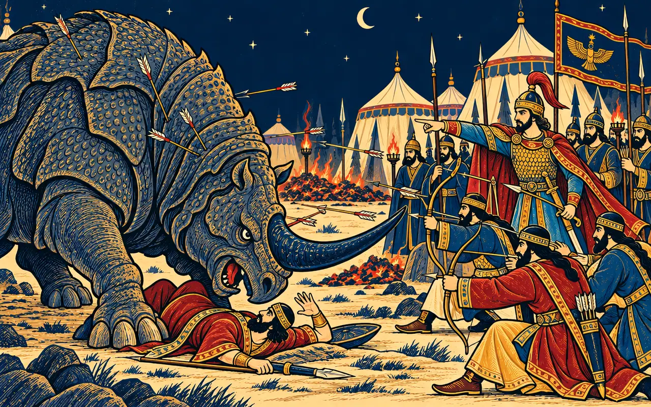 The Kargadan Attacks by Night