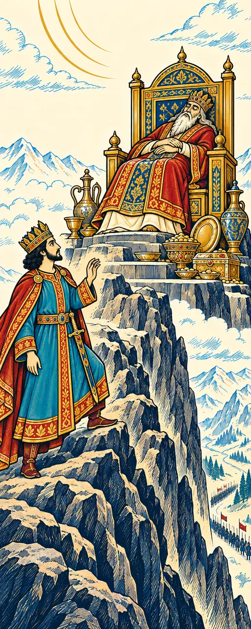 The Dead King on the Golden Throne