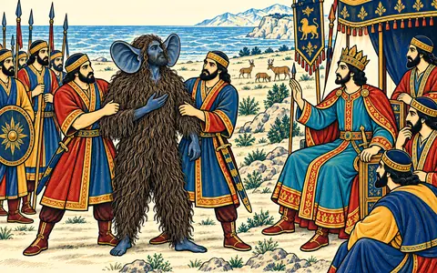 Goosh-bistar Is Brought Before Iskandar