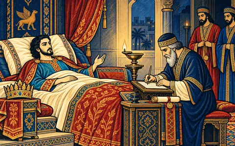 Iskandar Dictates His Letter to His Mother