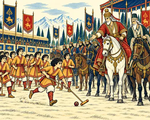 Shapur Seizes the Ball Before the Shah