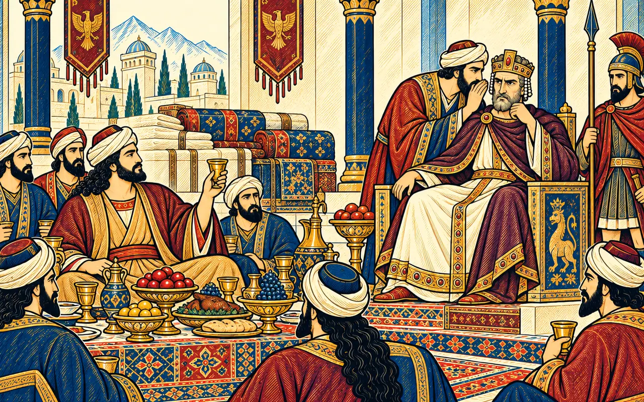 Caesar Watches the Merchant from Iran