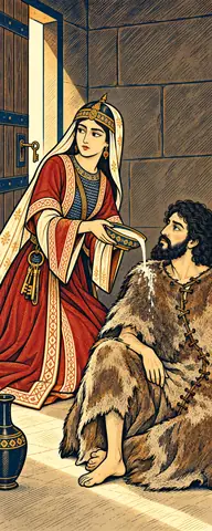 The Damsel Softens the Hide with Milk