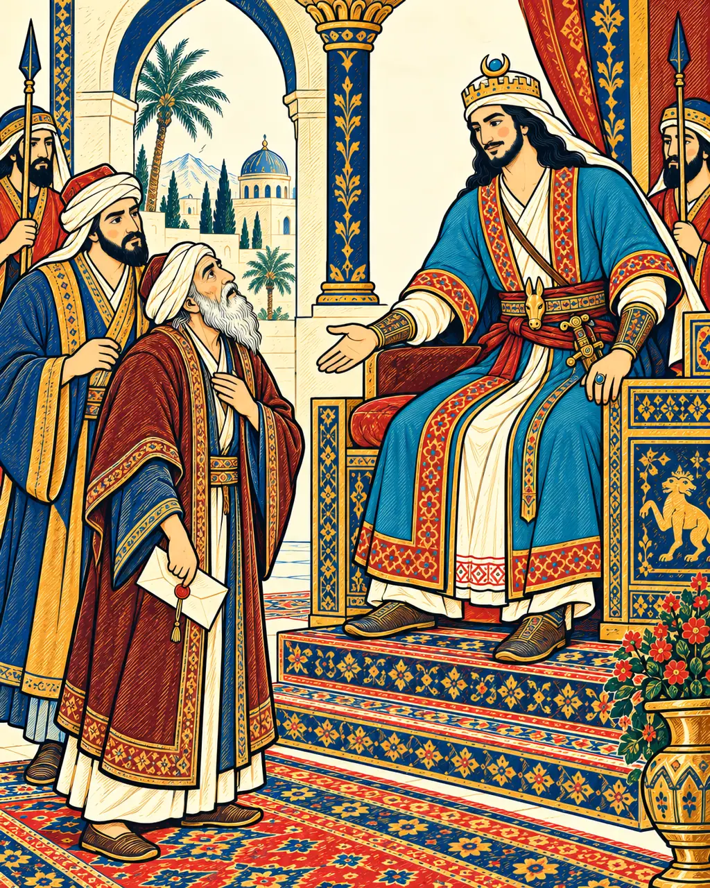 Javanuy Struck Dumb Before Bahram