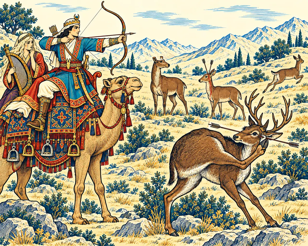 Bahram Pins Head, Hoof and Ear