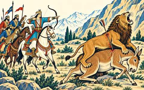 One Shaft Through Lion and Gur-e-Khar