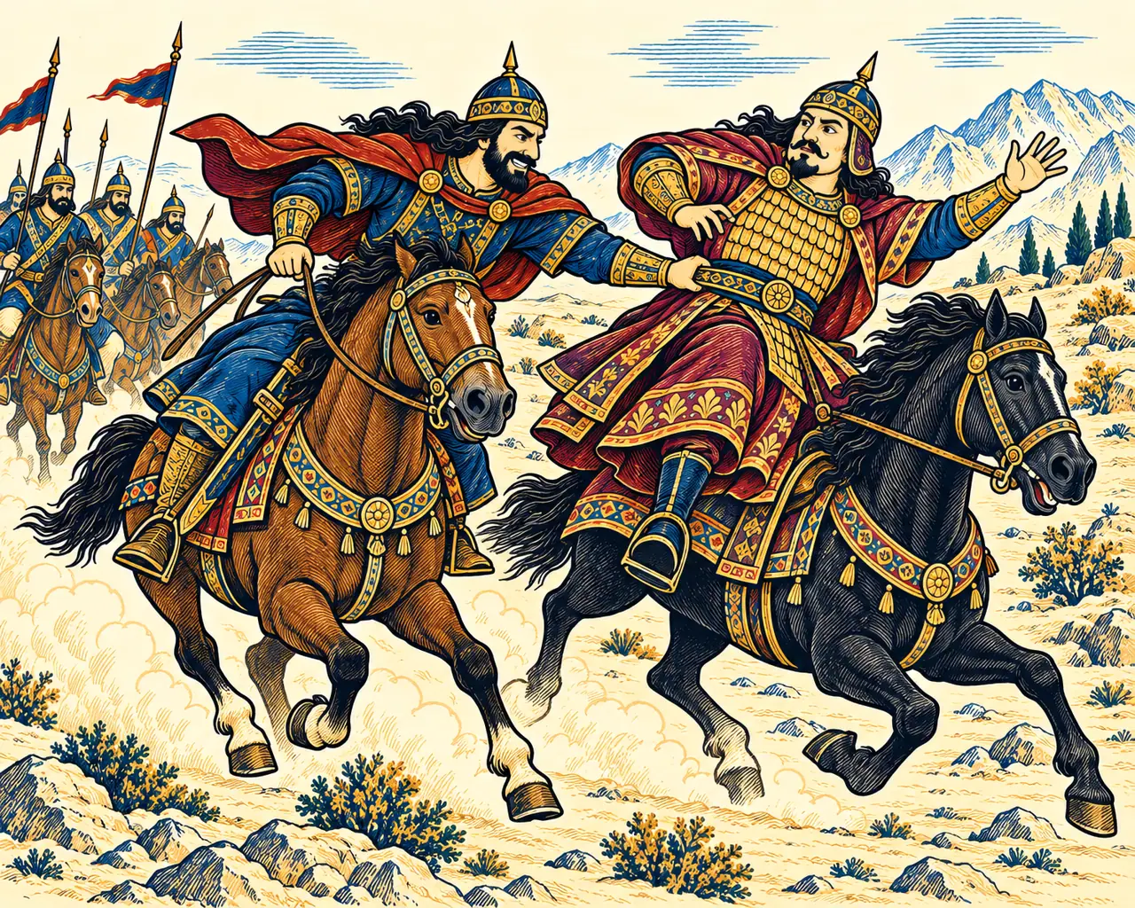 Barsam Seizes Mahwi by the Belt