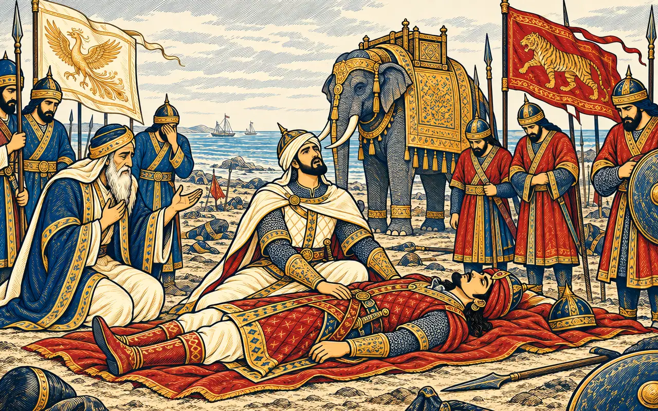 Gav Mourns Talkhand on the Field