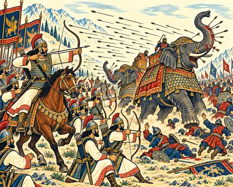 Arrows Turn the War Elephants