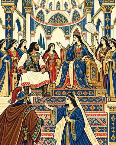 The Crowned Lady Foretells the Crown