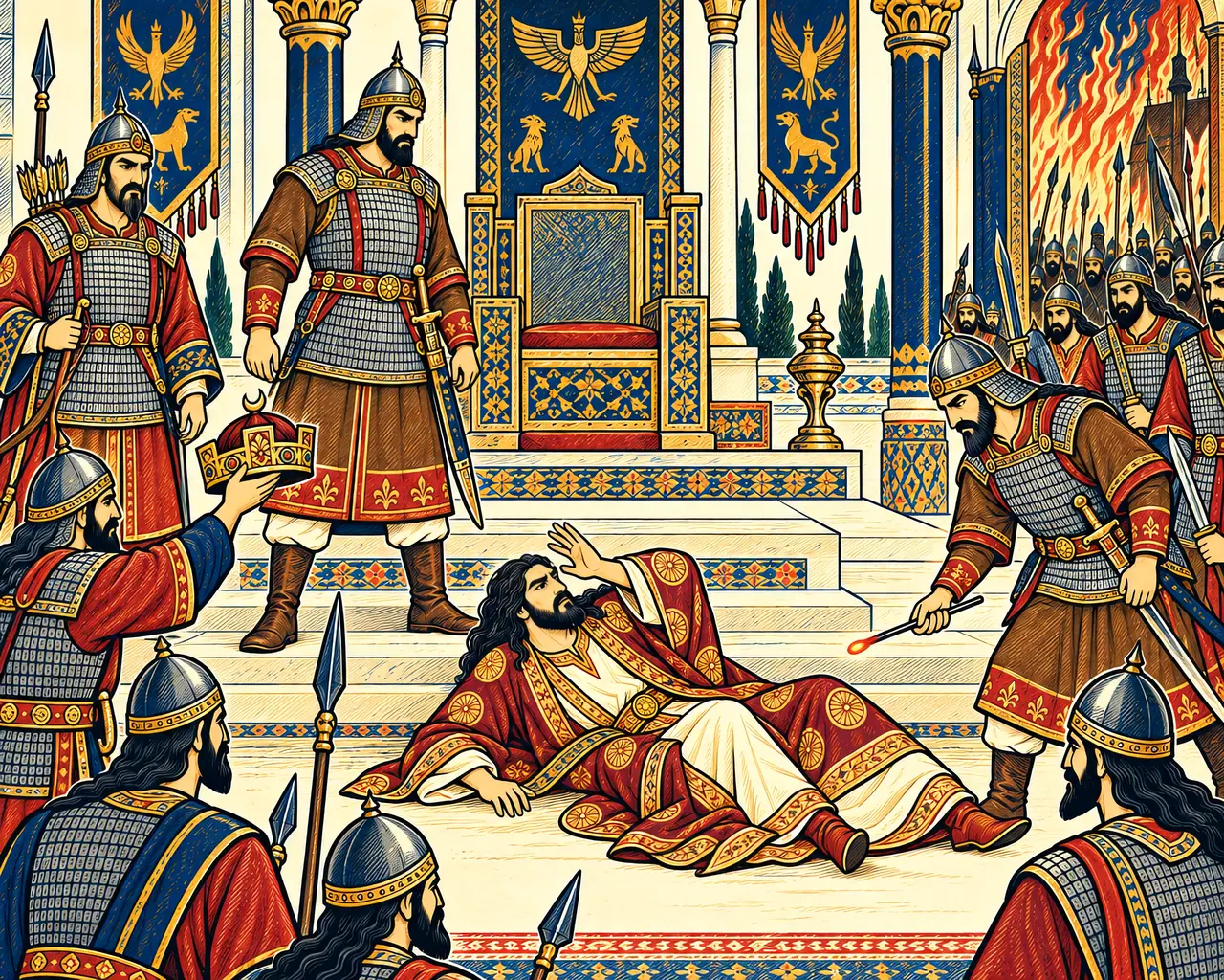 Hormizd Cast Down from His Throne