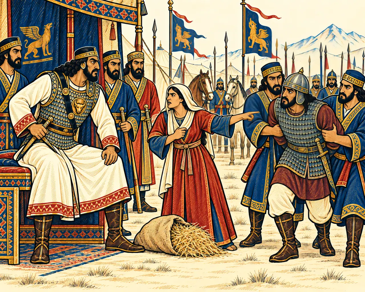 The Woman with the Sack of Straw