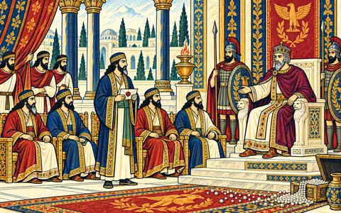 Kharrad Stands before Caesar's Throne