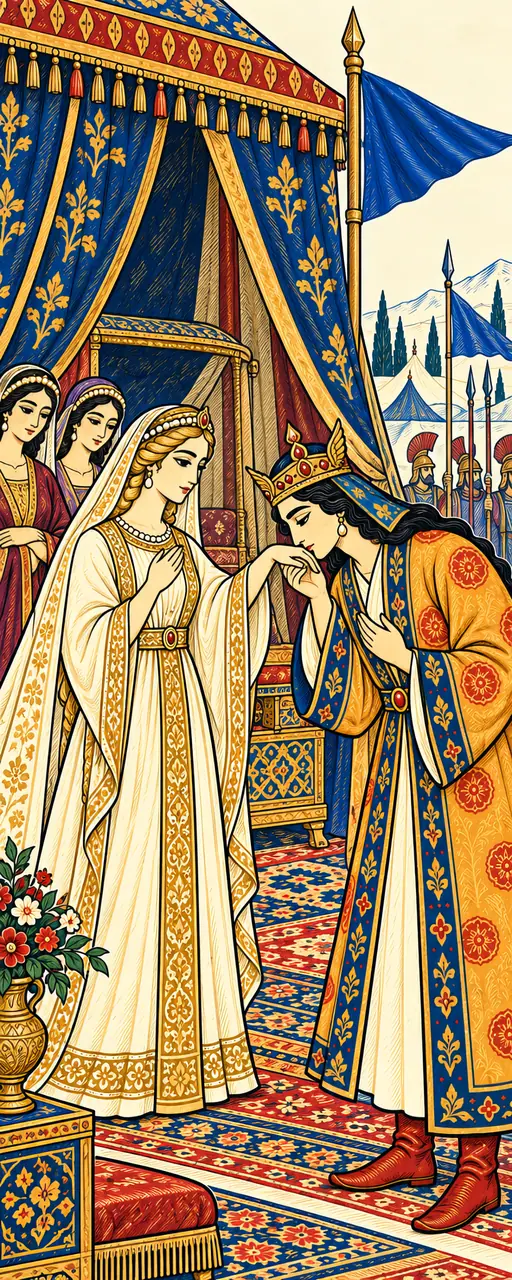 Khosrow Greets Maryam