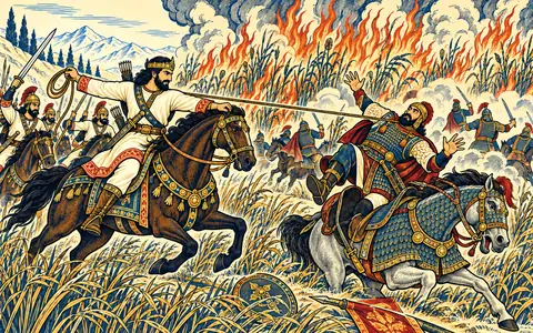 Bahram Lassoes Nastooh amid the Burning Reeds