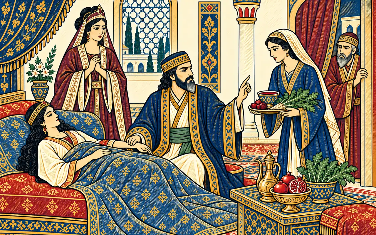 Kharrad Heals the Khan's Daughter