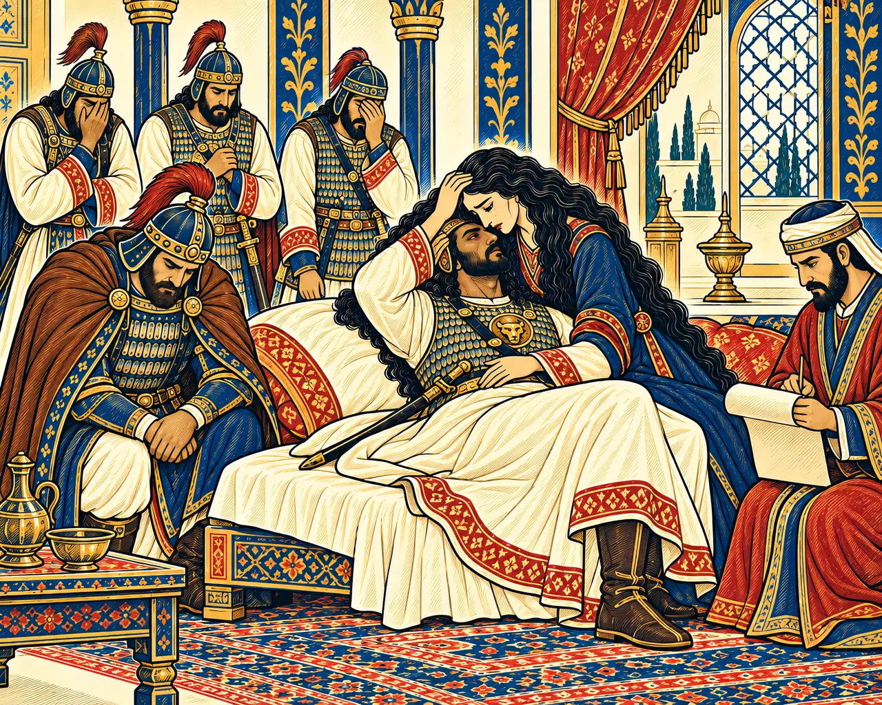 Bahram Dies in His Sister's Arms