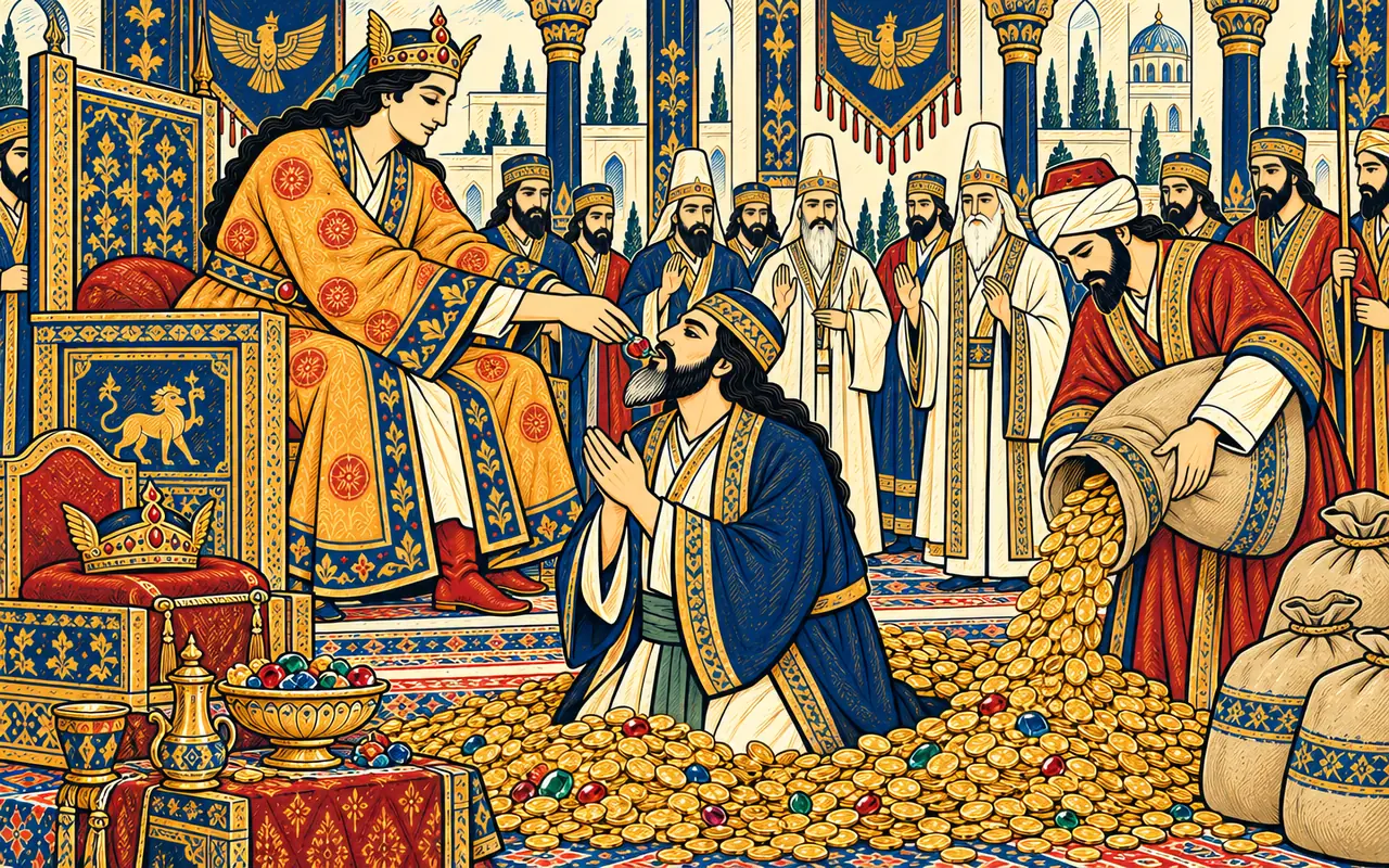 Kharrad's Mouth Filled with Jewels