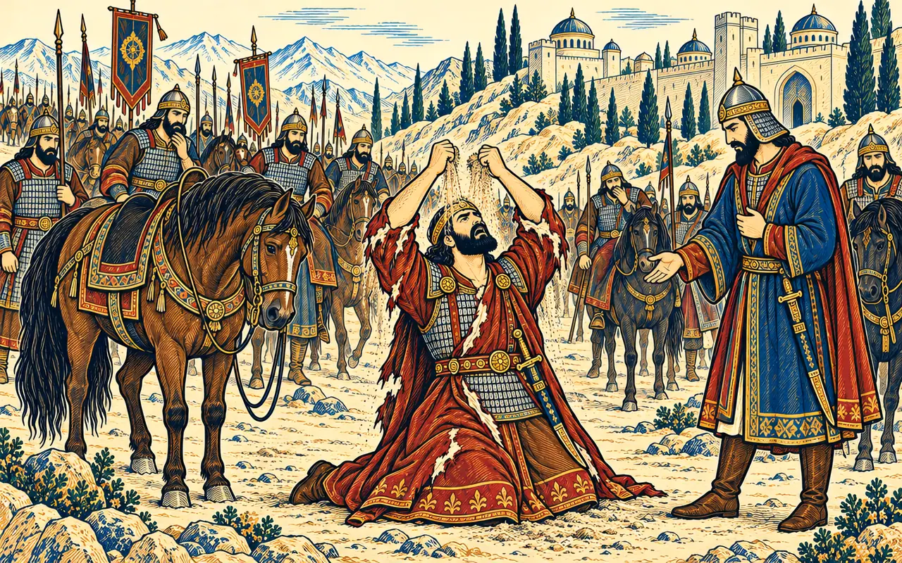 Gostaham Mourns Bandvi at Gorgan