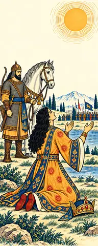 Khosrow Prays Bareheaded to the Sun