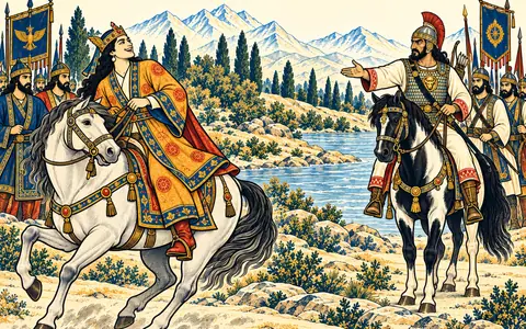 Khosrow Laughs and Turns His Rein