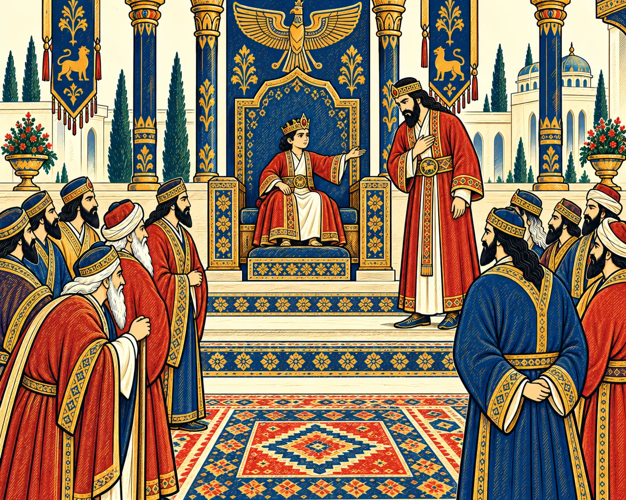 Ardeshir Enthroned at Seven