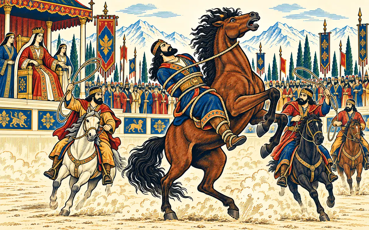Pirooz Khosrow on the Unbroken Colt
